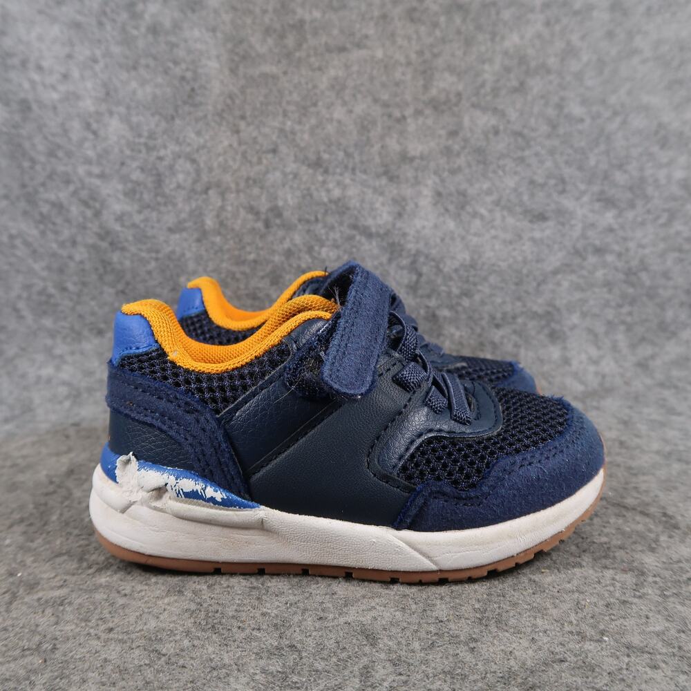 Cat & Jack Shoes Baby Toddler 6 Athletic Trainer Casual Easy On Blue Snekaers